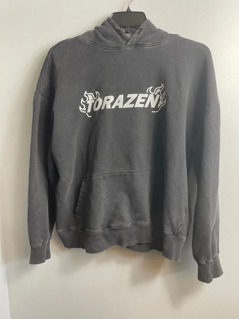 TORAZEN x Jujutsu Kaisen Sukuna Domain Expansion Acid Wash Hoodie Size [XL]